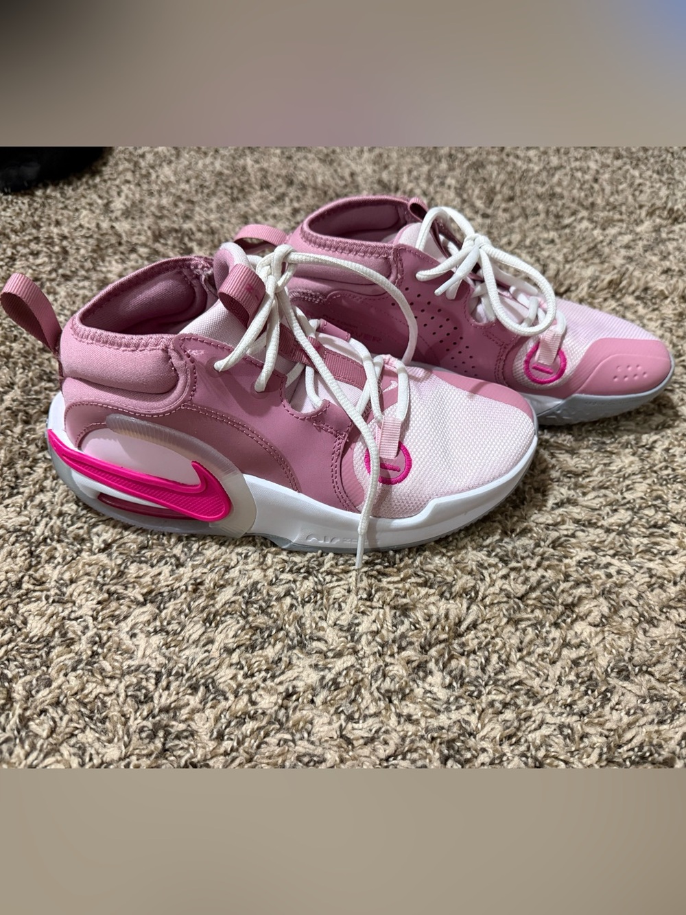 Nike Kids Pink and Hot Pink Athletic Sneakers